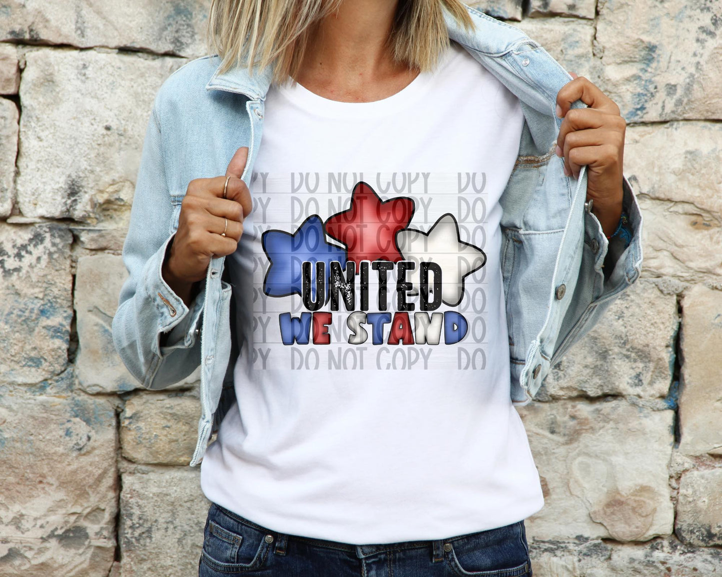 United we stand ver 2 DTF Transfer