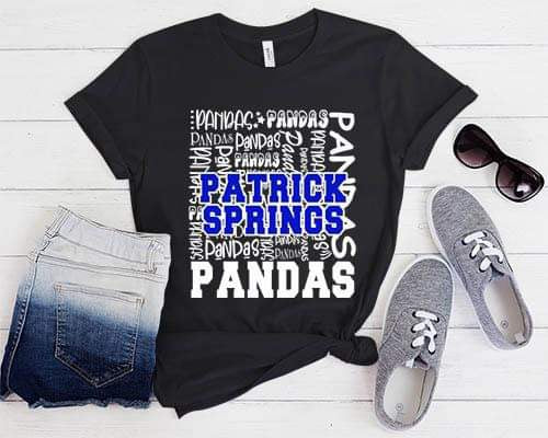 Patrick Springs Panda DTF Transfer