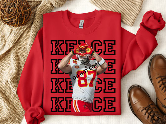 Kansas City Kelce stacked BLACK DTF Transfer