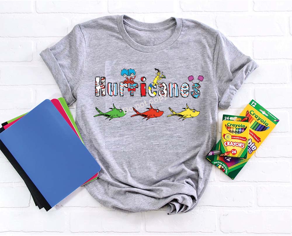 Dr Seuss font Hurricanes DTF TRANSFER