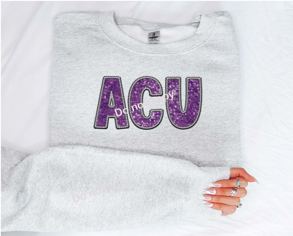 ACU Faux sequin DTF TRANSFER