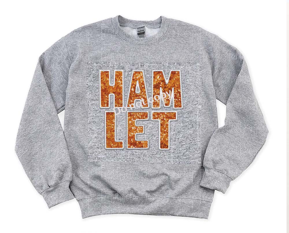 Hamlet Faux sequin DTF TRANSFER