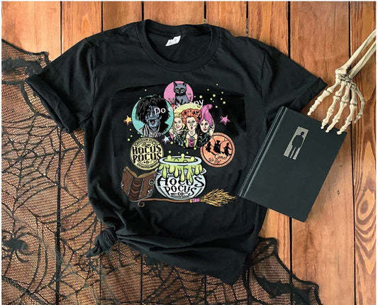 Halloween Hocus pocus with bowl and broom DTF Transfer