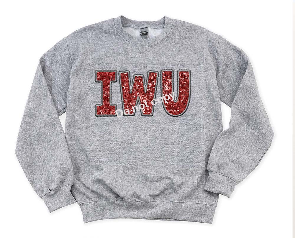 IWU Faux sequin DTF TRANSFER