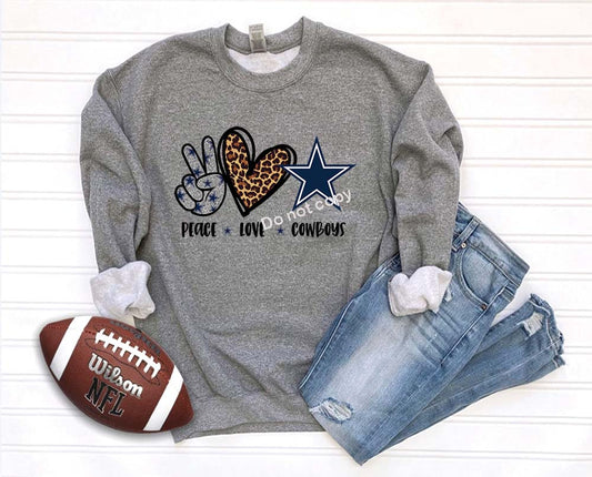 Cowboys Peace love TRANSFER