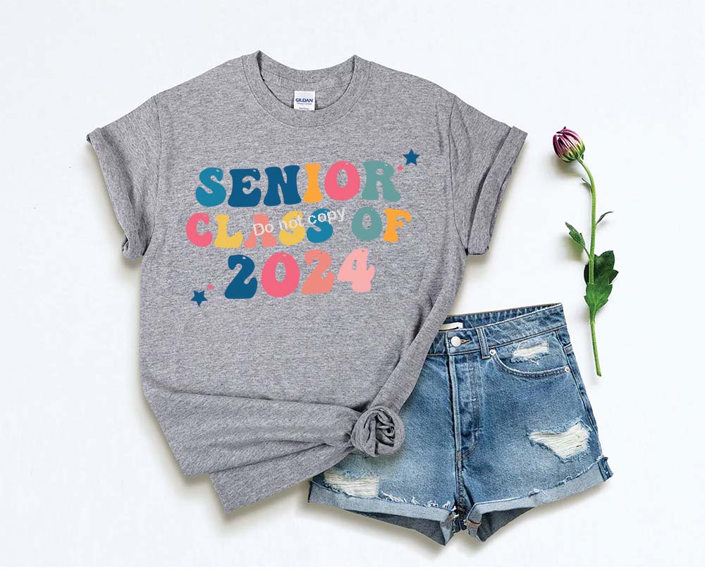 Senior 2024 Drip Wavy groovey DTF Transfer