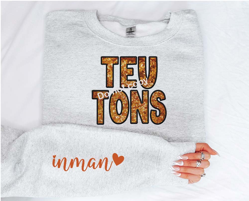 Teutons Faux sequin DTF TRANSFER