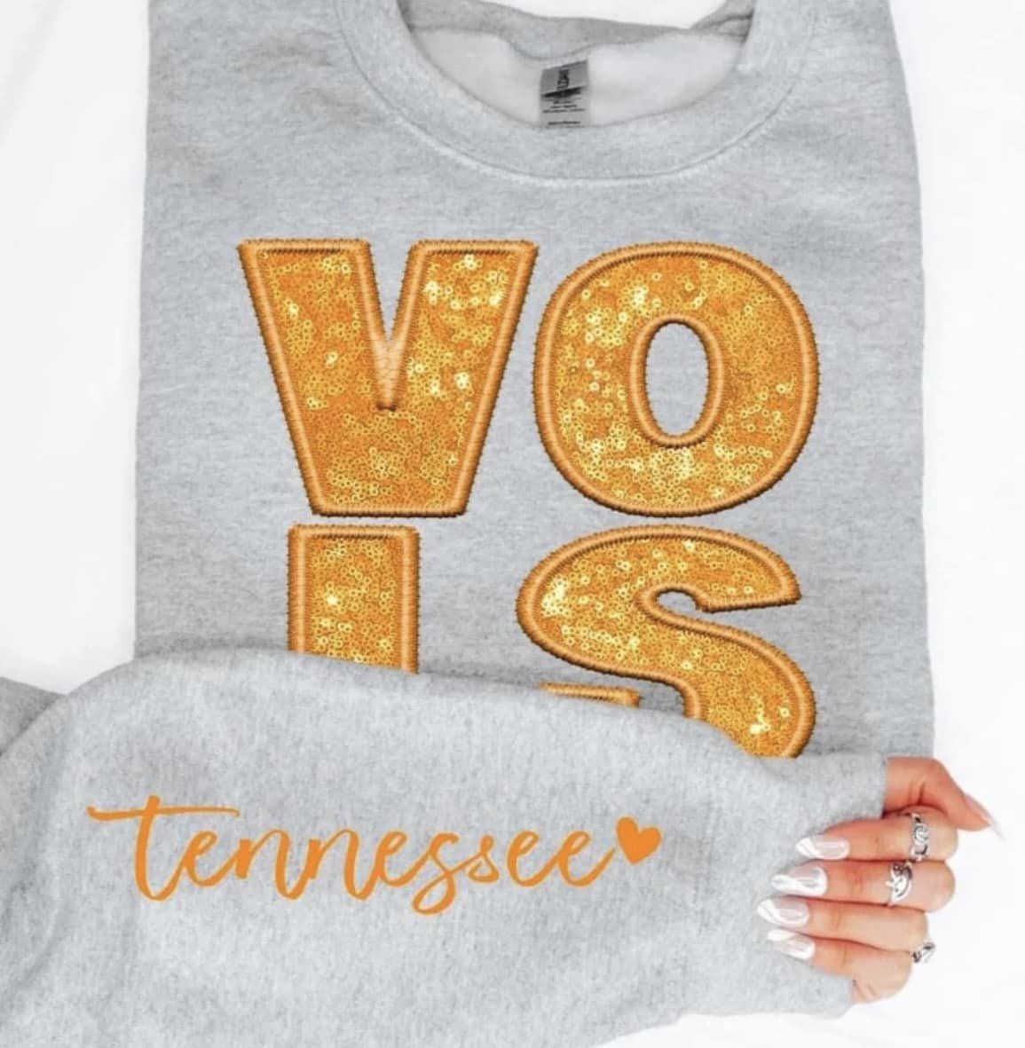Vols Faux sequin DTF TRANSFER
