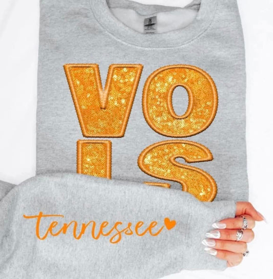 Vols Faux sequin DTF TRANSFER