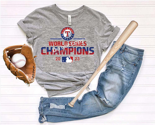 Rangers world series champions DTF Transfer