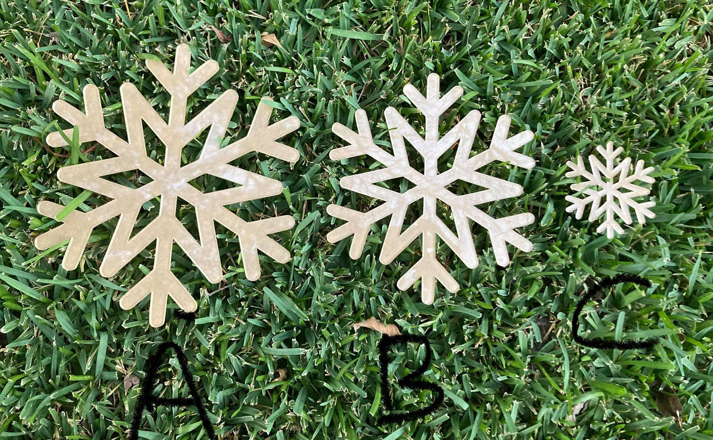1/8" Acrylic Stencil Snowflake