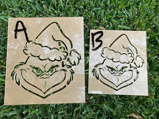 1/8" Acrylic Stencil Green Guy