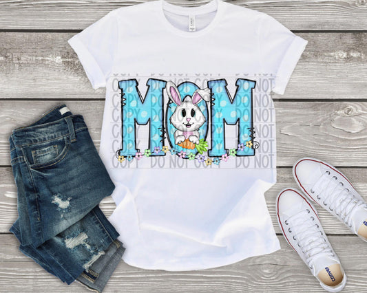 Easter Boy mom bunny DTF Transfer