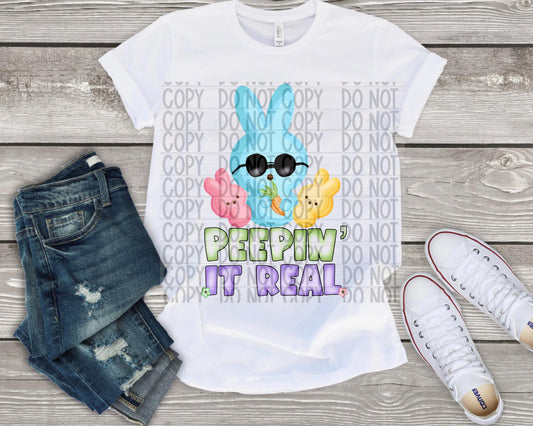 Easter Peepin it real DTF Transfer