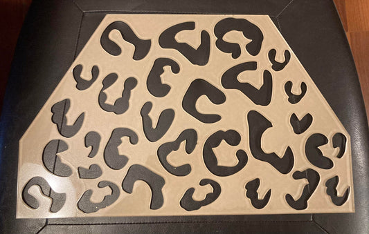 1/8" Acrylic Stencil Pocket hoodie