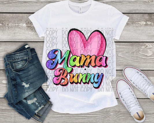 Easter Mama Bunny DTF Transfer