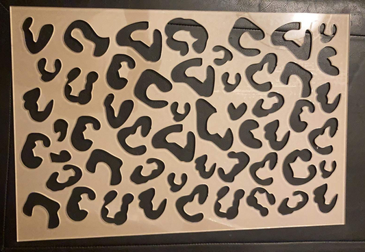 1/8" Acrylic Stencil Big Leopard 10x16