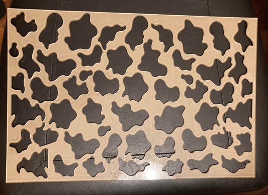 1/8" Acrylic Stencil Cow Front big
