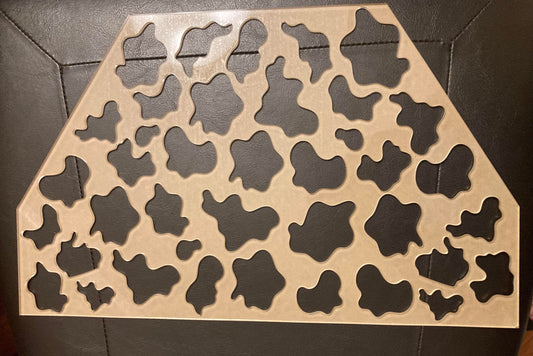 1/8" Acrylic Stencil Cow pocket