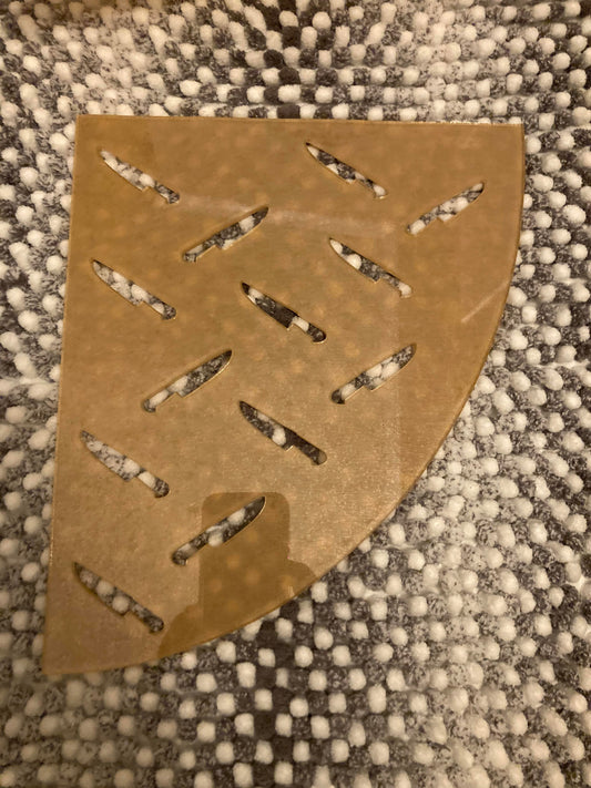 1/8" Acrylic Stencil Knife sleeve