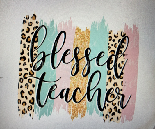 Blessed Teacher DTF Transfer