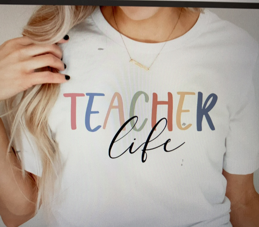 Teacher Life DTF Transfer