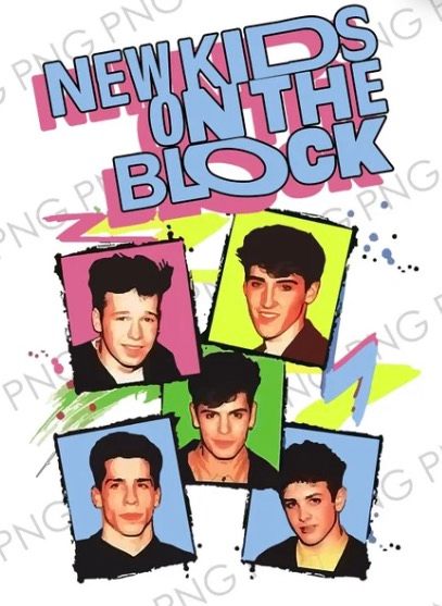 New kids on the block with faces DTF Transfer
