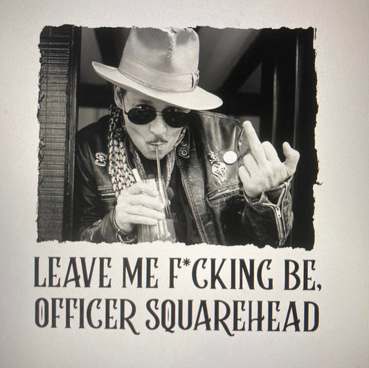 Johnny Depp Let me be DTF Transfer