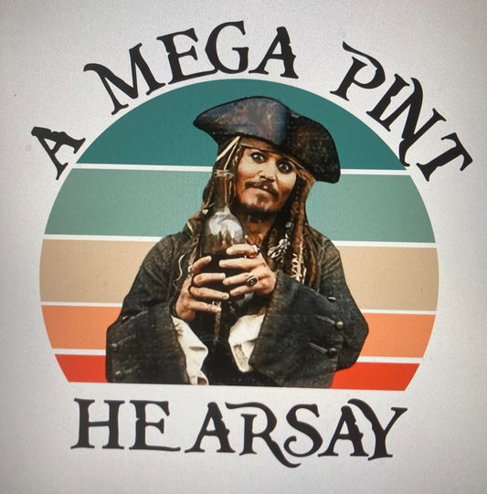 Johnny Depp mega pint hearsay DTF Transfer