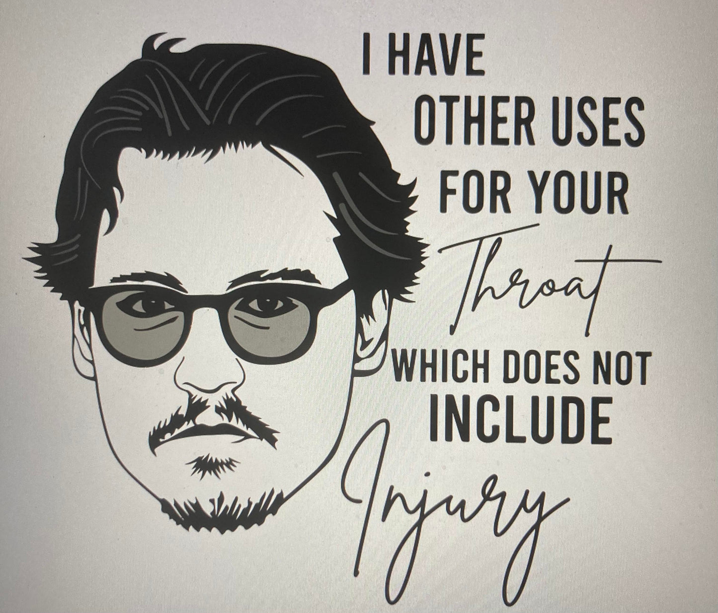 Johnny Depp Other uses DTF Transfer
