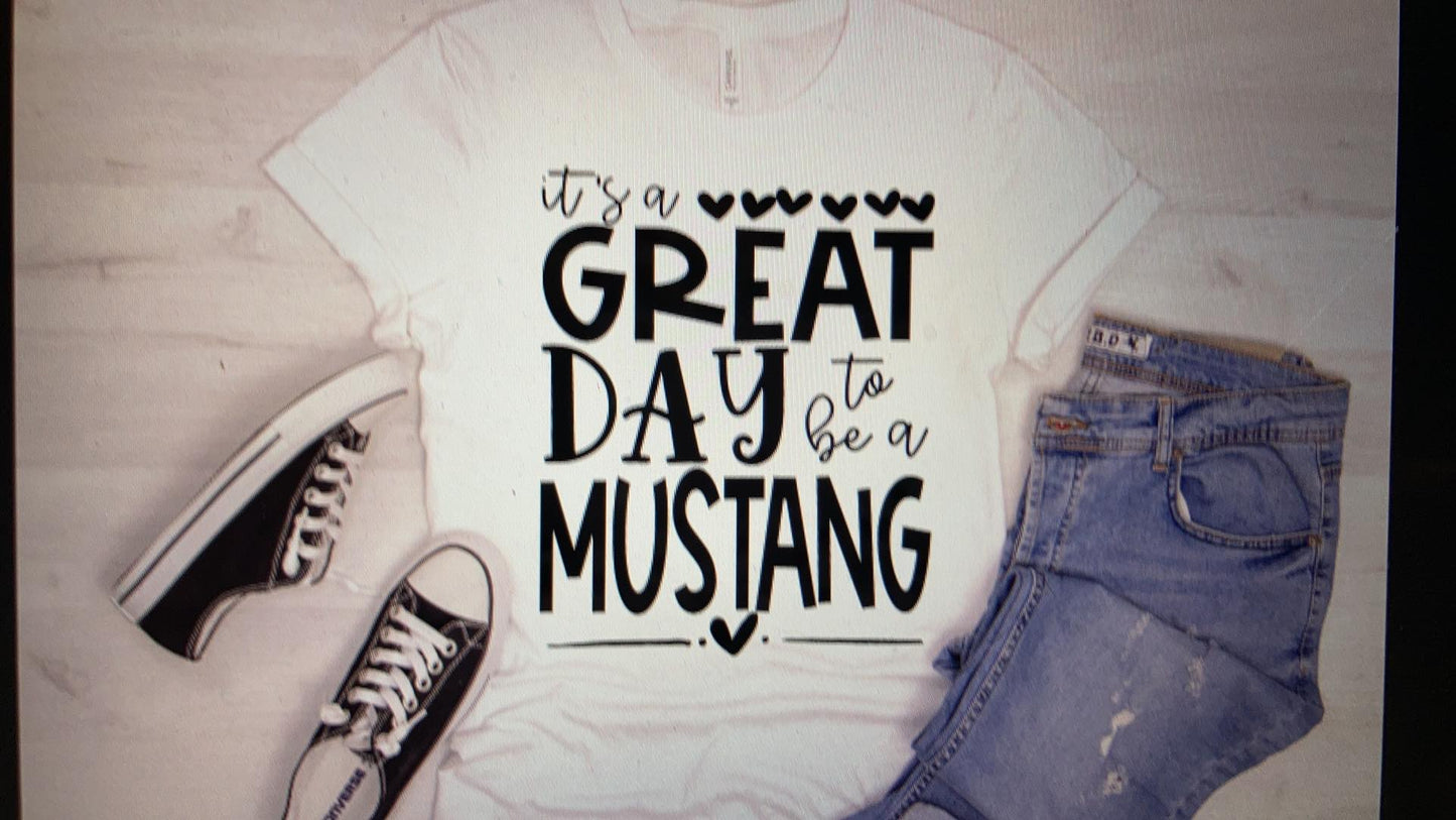 Mascot Its a great day to be a Mustang DTF Transfer