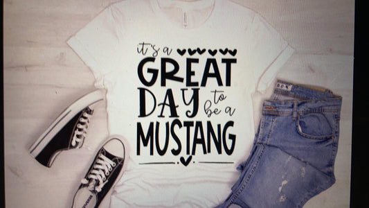 Mascot Its a great day to be a Mustang DTF Transfer