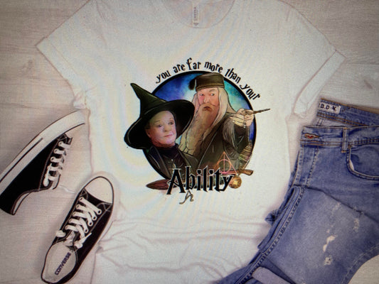 Harry You are far more than your abililty  DTF Transfer