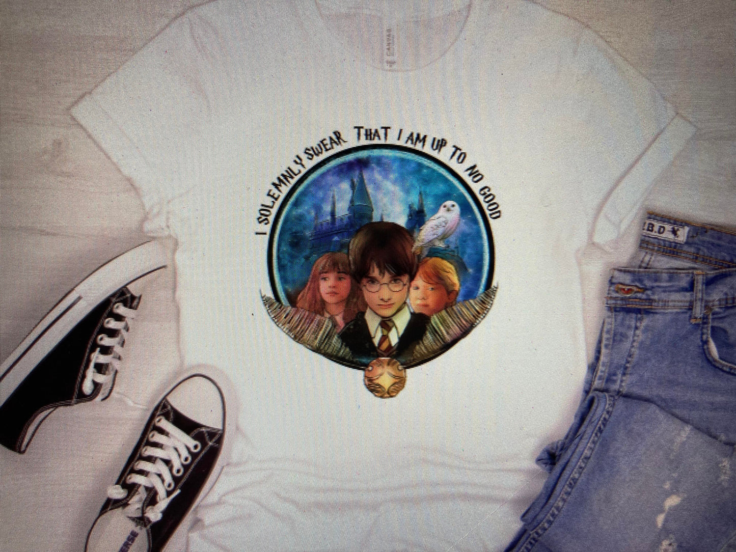 Harry I solemnly swear that I am up to no good  DTF Transfer