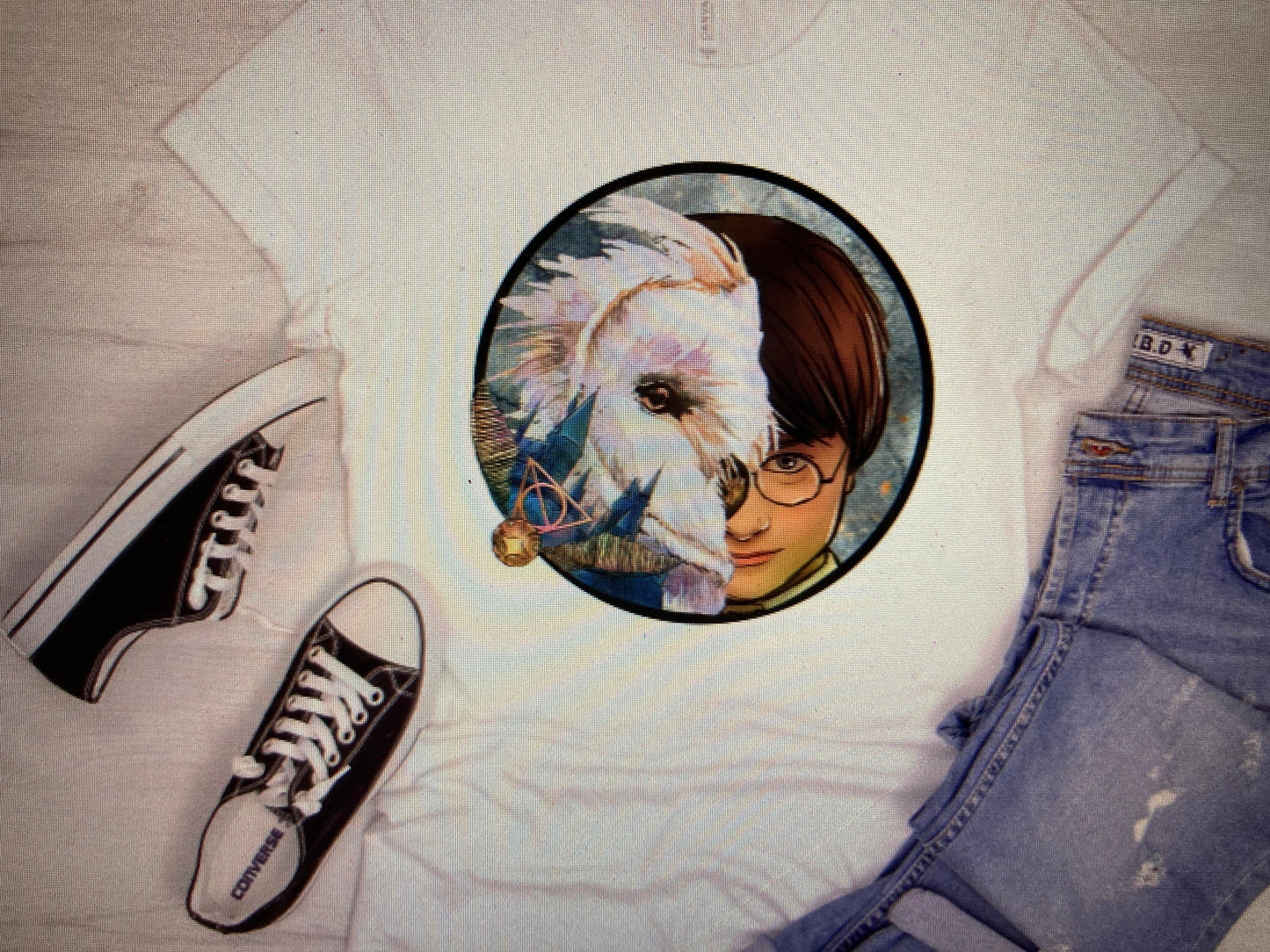 Harry with bird DTF Transfer