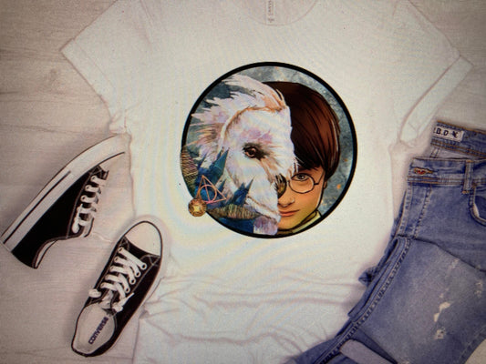 Harry with bird DTF Transfer