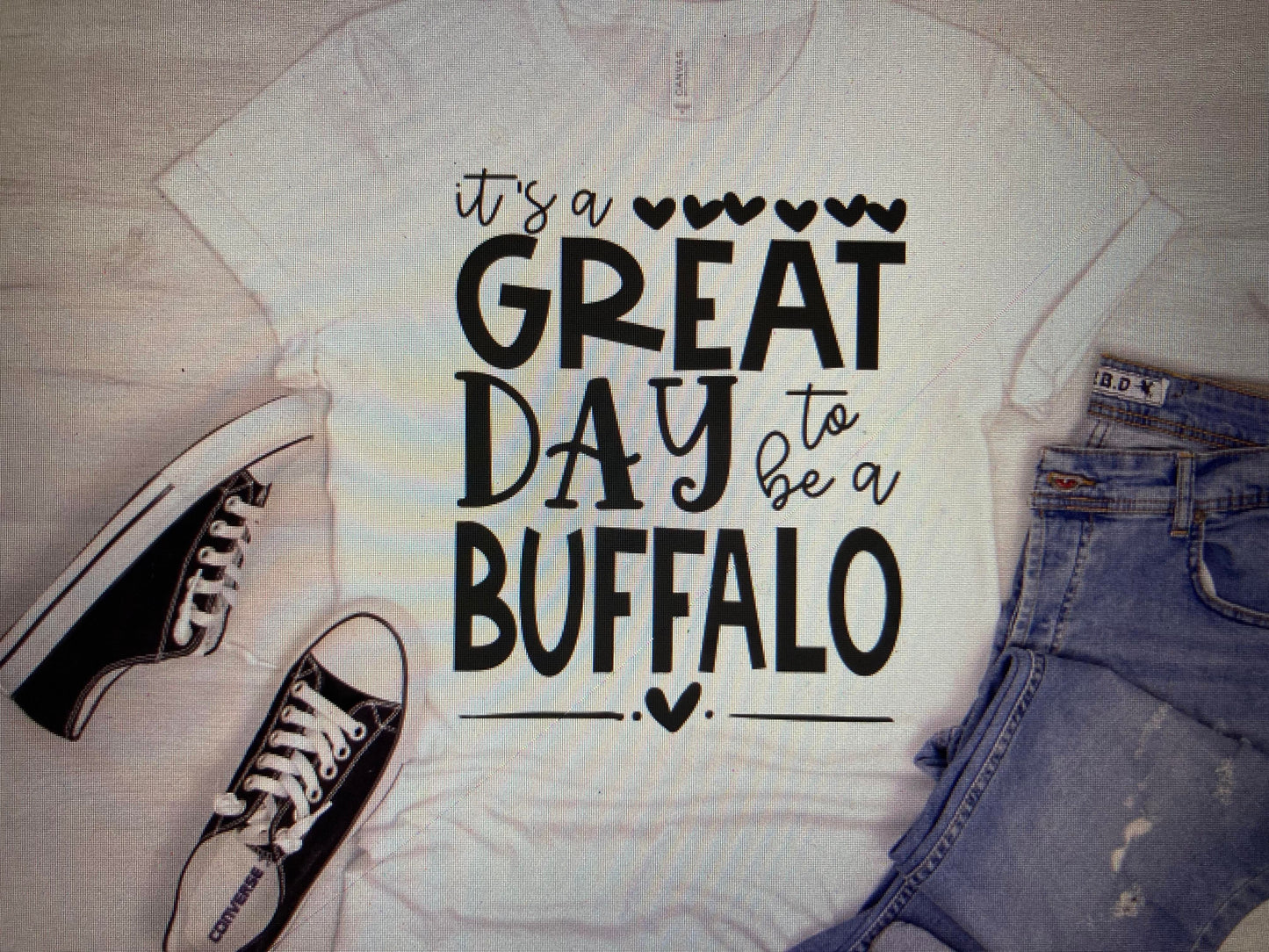 Mascot Its a great day to be a Buffalo DTF Transfer