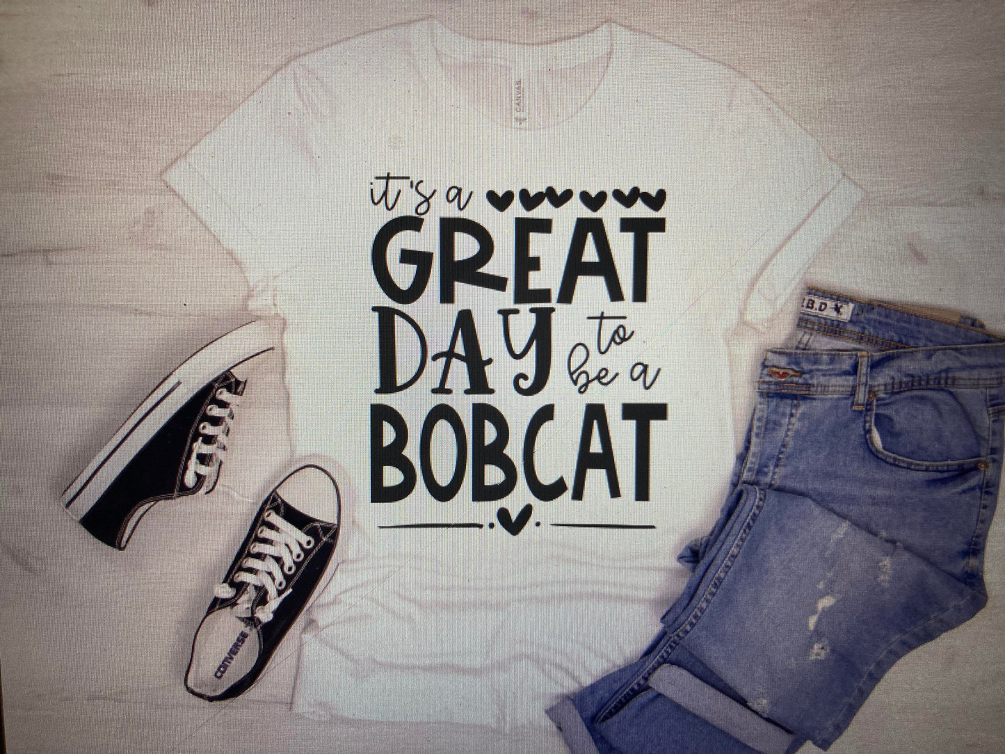 Mascot Its a great day to be a Bobcat DTF Transfer