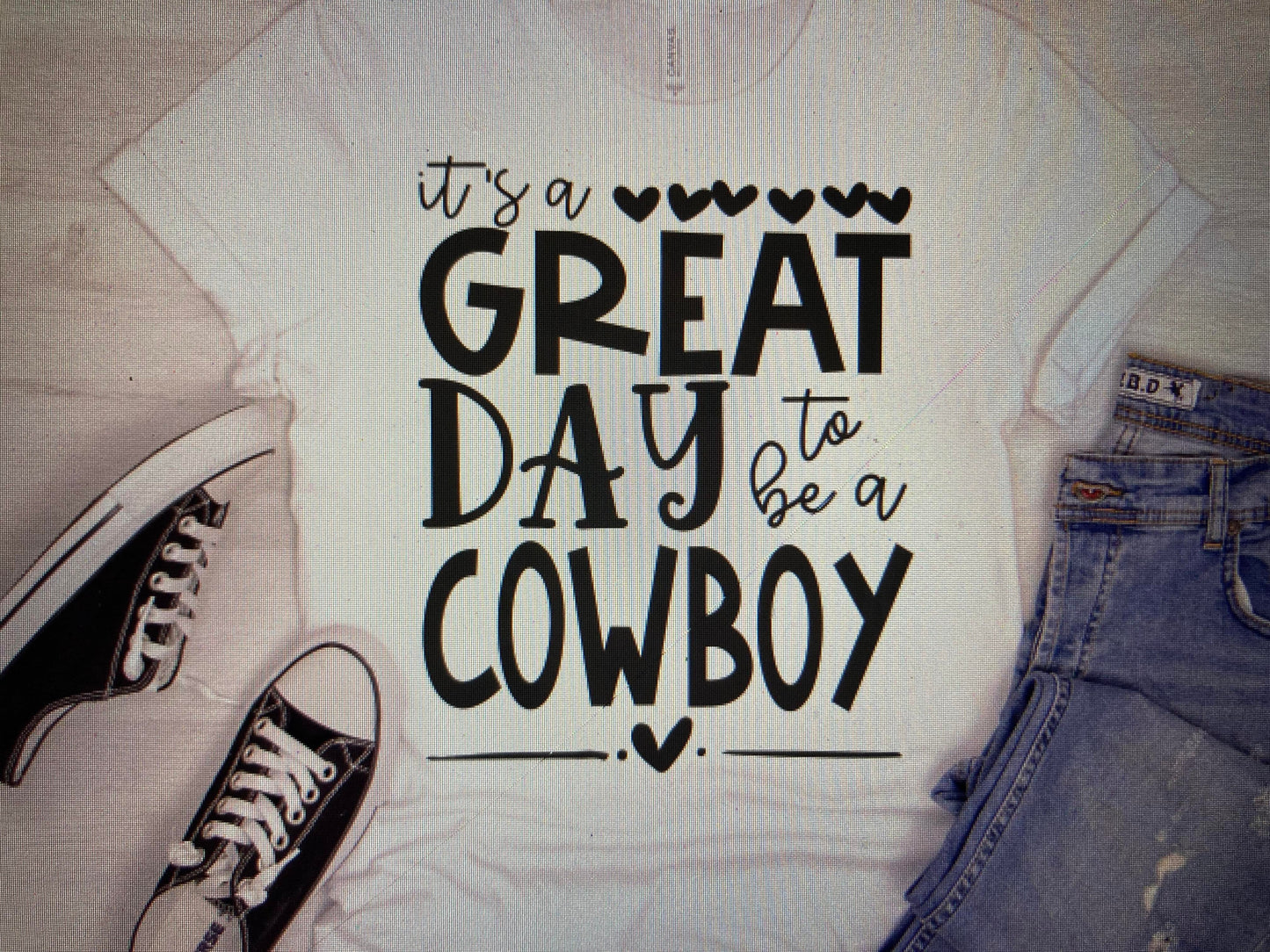 Mascot Its a great day to be a Cowboy DTF Transfer