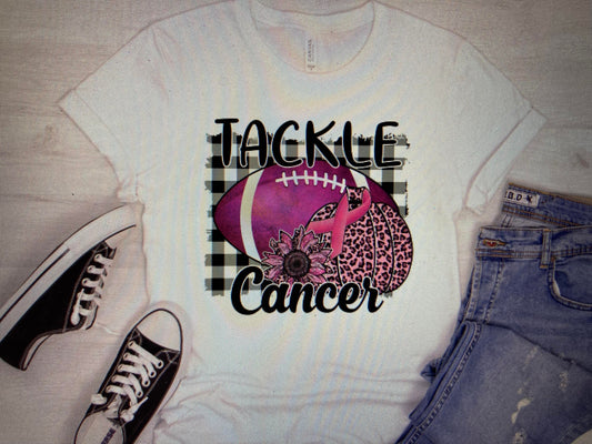 Breast Cancer Awareness Tackle Cancer DTF Transfer