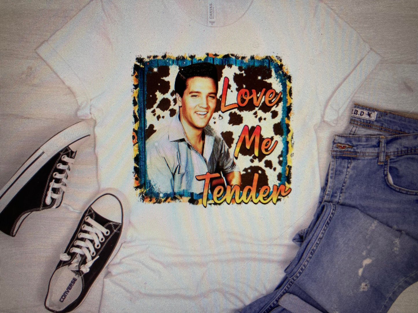 Elvis Love me tender ver 2 DTF Transfer