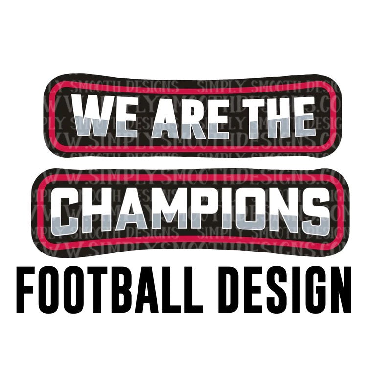 We are the champions DTF Transfer