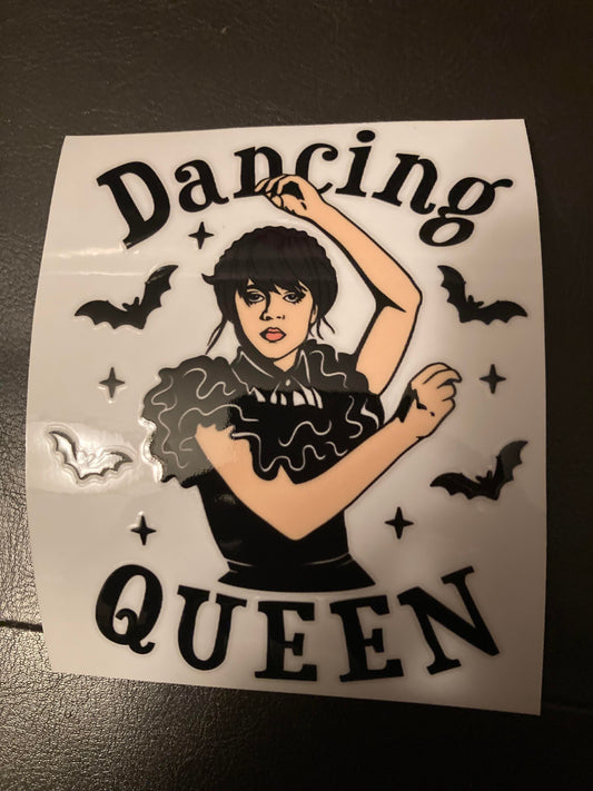 UV DTF Printed Sticker  wrap for 16oz Libby glass- Dancing Queen