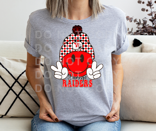 Smiley Wamego Raiders DTF TRANSFER