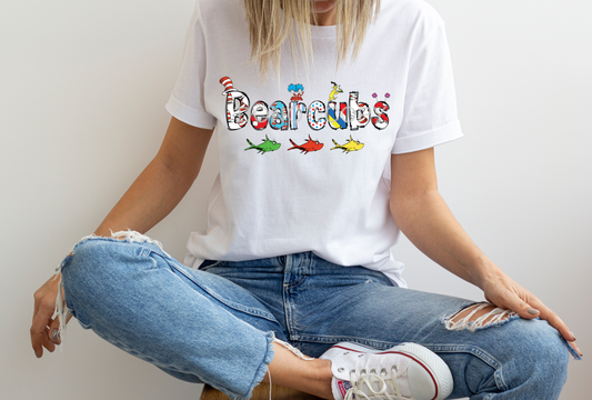 Dr Seuss font Bearcubs DTF TRANSFER