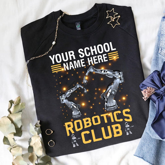 Robotics Club with school name DTF TRANSFER