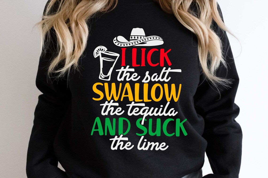 Cinco De Mayo I lick the salt COLOR DTF TRANSFER