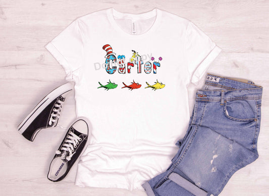 Dr Seuss font Carter DTF TRANSFER