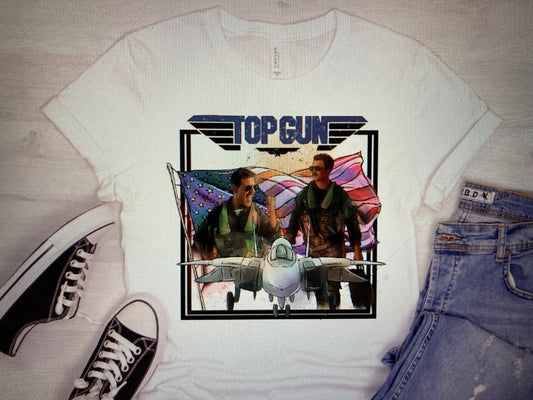 Top G  with airplane DTF Transfer