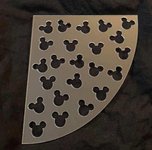 1/8" Acrylic Stencil Sleeve Mickey Mouse